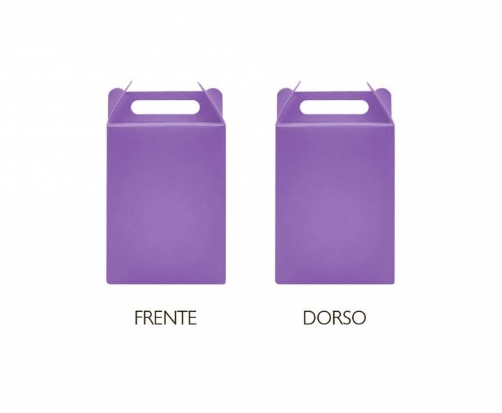 CAJA PAPEL RECTANGULO 10P (17X9X5CM) PURPURA