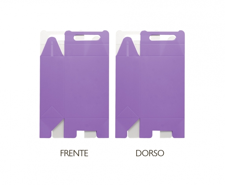 CAJA PAPEL RECTANGULO 10P (17X9X5CM) PURPURA