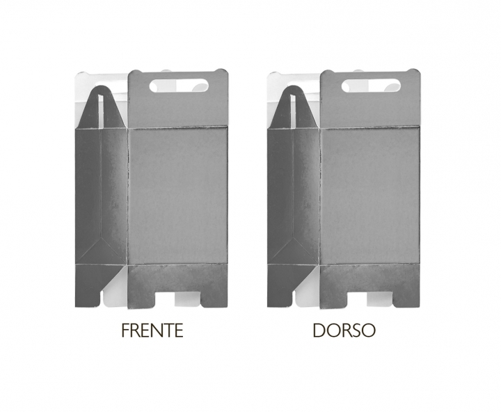 CAJA PAPEL RECTANGULO 10P (17X9X5CM) PLATEADO