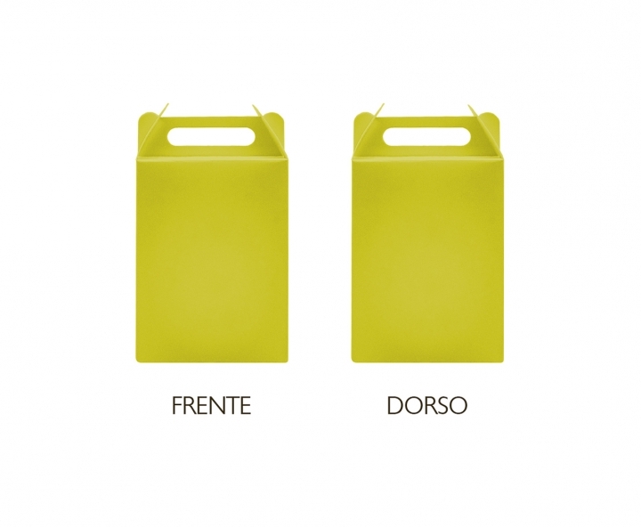 CAJA PAPEL RECTANGULO 10P (17X9X5CM) AMARILLO