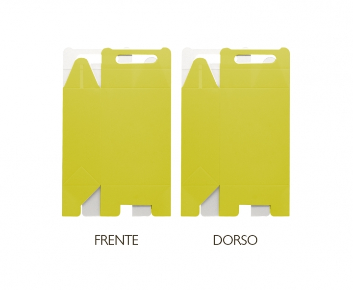 CAJA PAPEL RECTANGULO 10P (17X9X5CM) AMARILLO