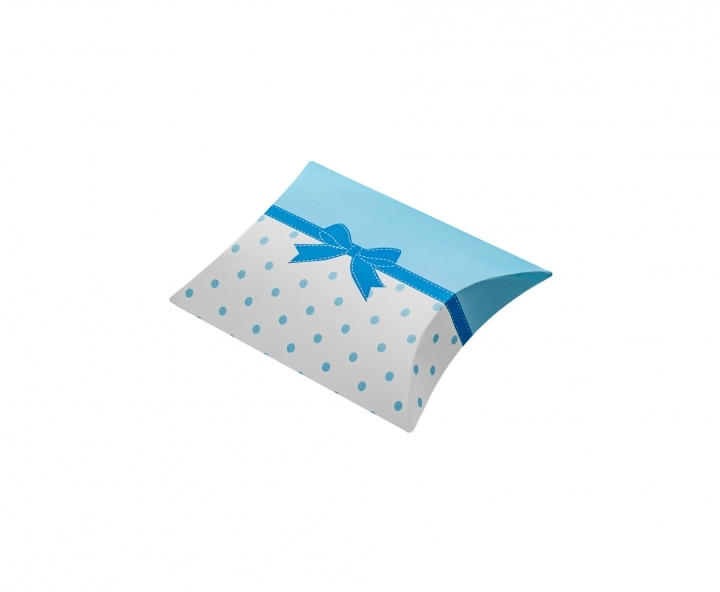 CAJA PAPEL TUBO ELEFANTE 10P (12X9X3) CELESTE