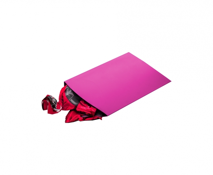 CAJA PAPEL TUBO 10P (12X9X3) FUCSIA