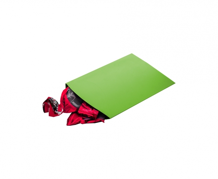 CAJA PAPEL TUBO 10P (12X9X3) VERDE LIMON
