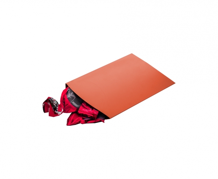 CAJA PAPEL TUBO 10P (12X9X3) NARANJA