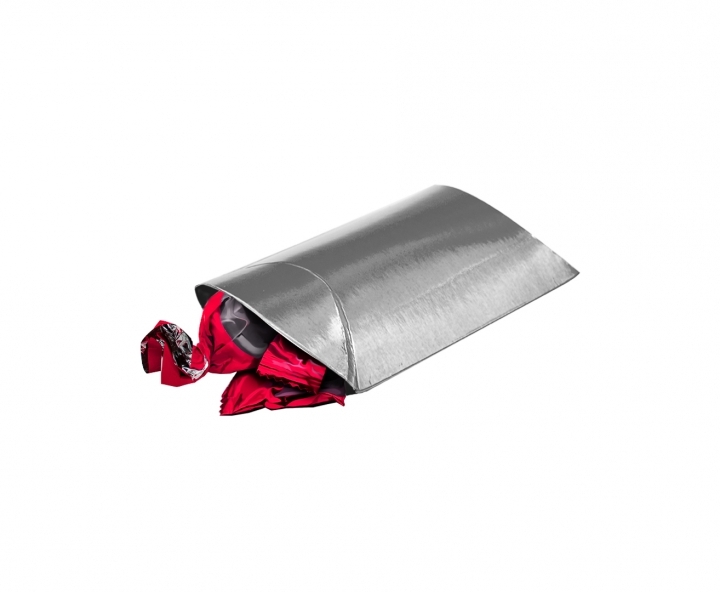 CAJA PAPEL TUBO 10P (12X9X3) PLATEADO
