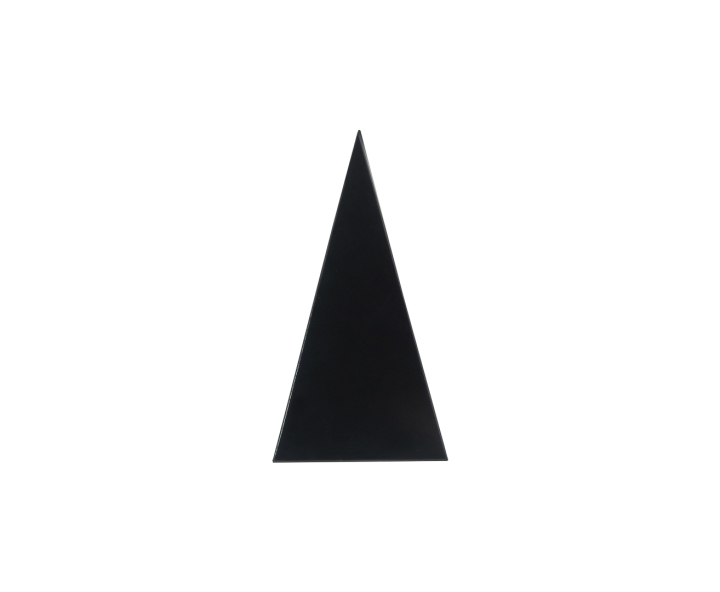 CAJITA PIRAMIDE 10P (6.5X12.5) NEGRO