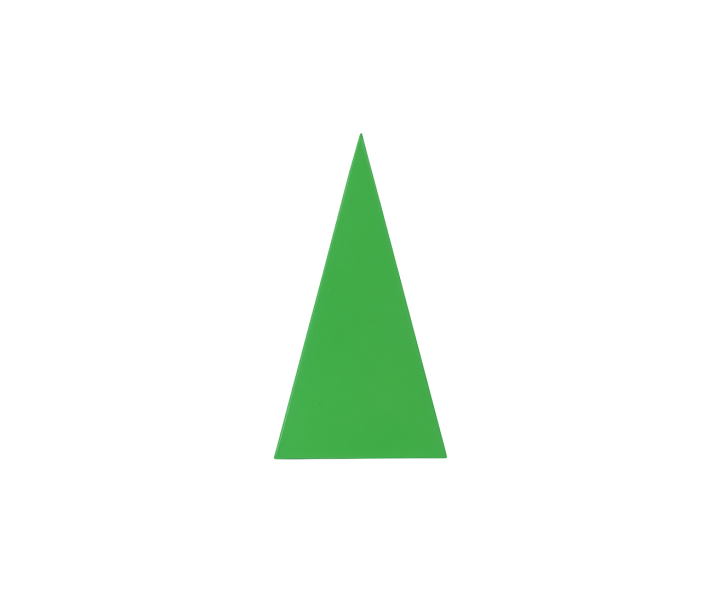 CAJITA PIRAMIDE 10P (6.5X12.5) VERDE