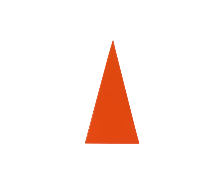 CAJITA PIRAMIDE 10P (6.5X12.5) NARANJA