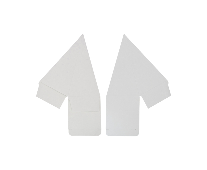 CAJITA PIRAMIDE 10P (6.5X12.5) BLANCO