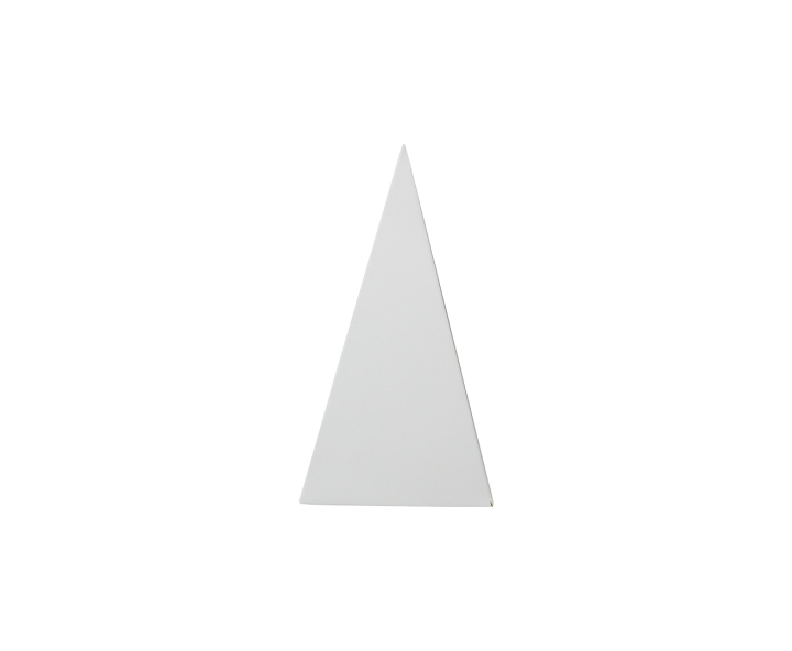 CAJITA PIRAMIDE 10P (6.5X12.5) BLANCO
