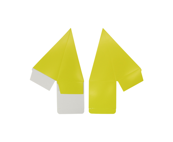 CAJITA PIRAMIDE 10P (6.5X12.5) AMARILLO