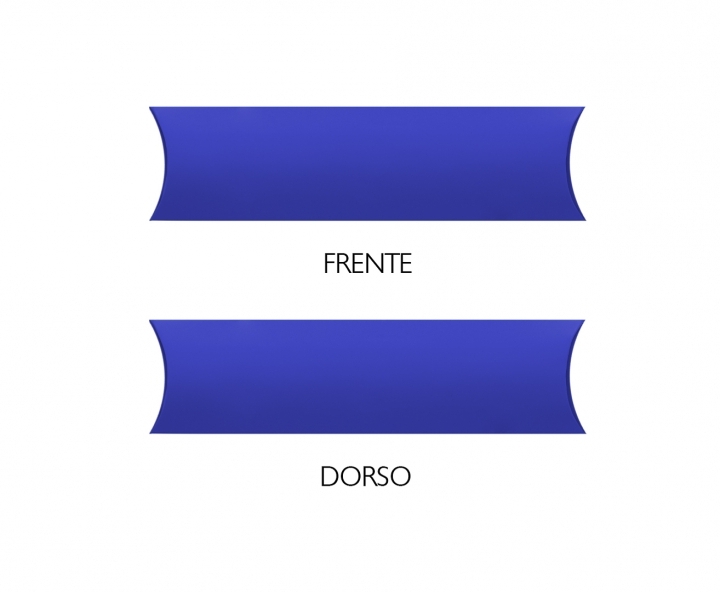 CAJA PAPEL TUBO 10P (21X6X1) AZUL