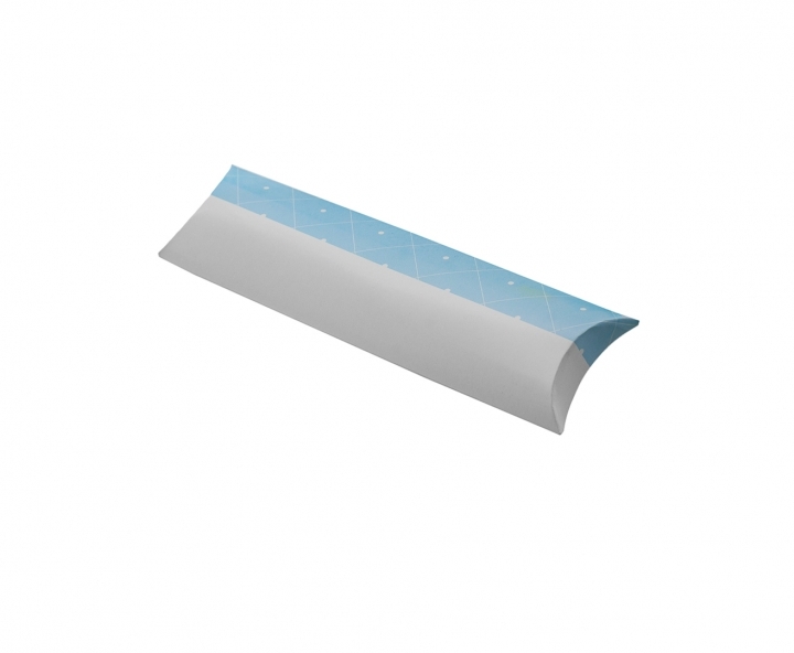 CAJA PAPEL TUBO PRIMERA COMUNION 10P (21X6X1) CELESTE