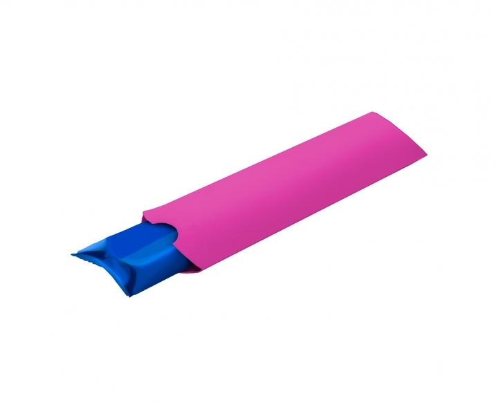 CAJA PAPEL TUBO 10P (21X6X1) FUCSIA
