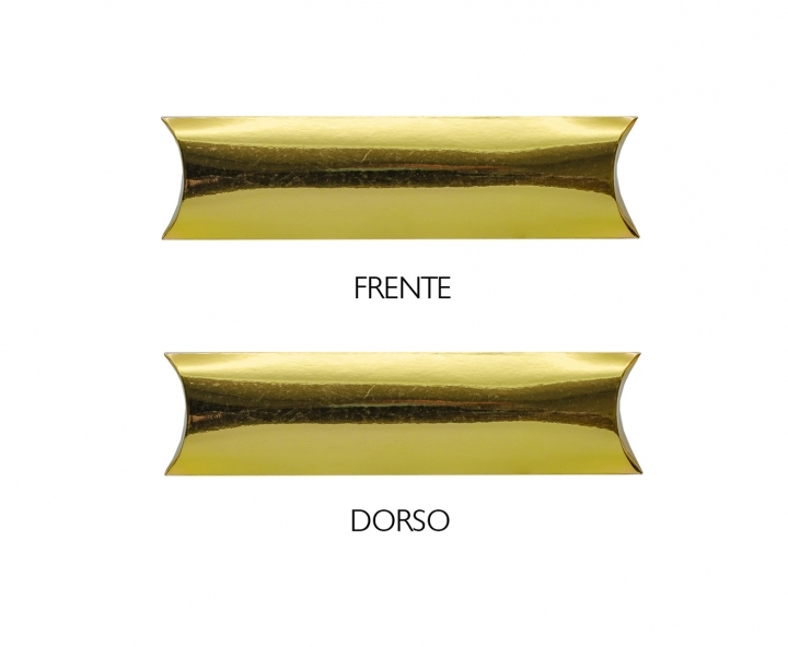 CAJA PAPEL TUBO 10P (21X6X1) DORADO