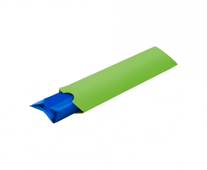 CAJA PAPEL TUBO 10P (21X6X1) VERDE