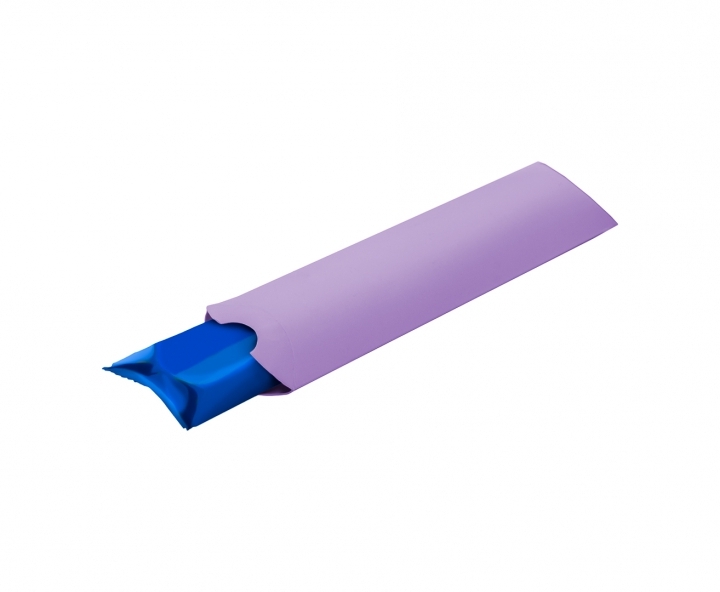 CAJA PAPEL TUBO 10P (21X6X1) PURPURA