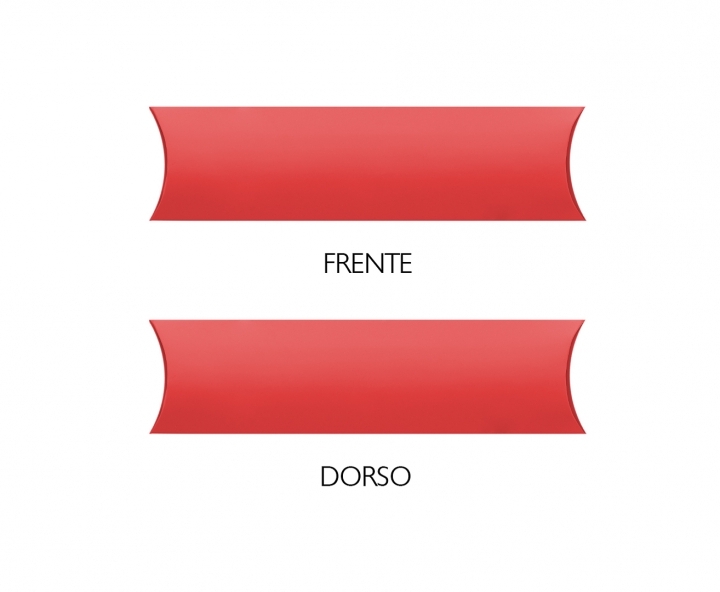 CAJA PAPEL TUBO 10P (21X6X1) ROJO