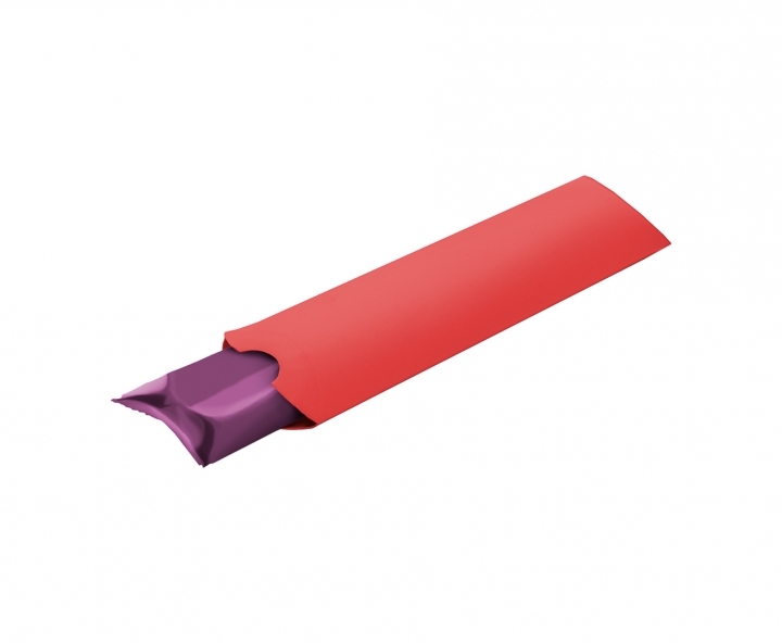 CAJA PAPEL TUBO 10P (21X6X1) ROJO