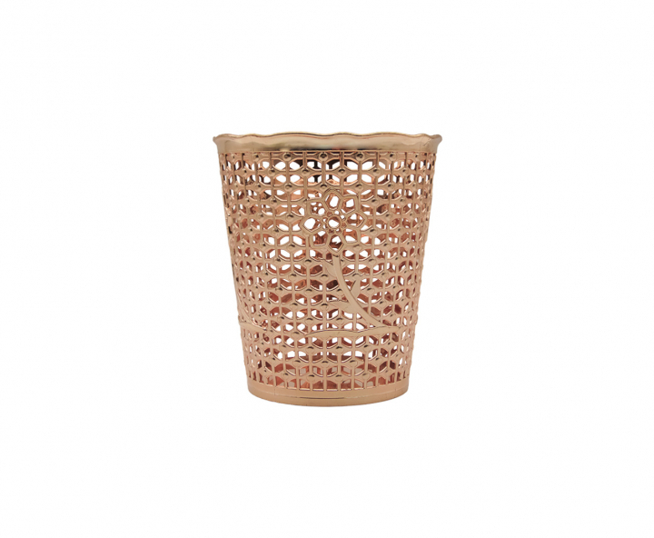 MACETA PLASTICA (11X13CM) ROSA DORADO