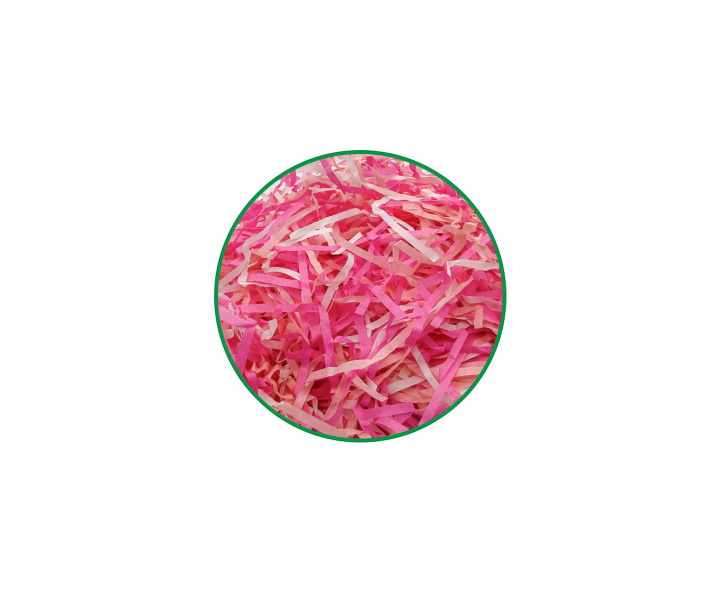 VIRUTA PAPEL MIX (30GR) ROSADO