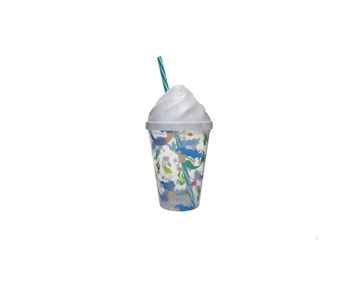 HOPPY PLASTICO (540ML) SIRENA TRANSP.
