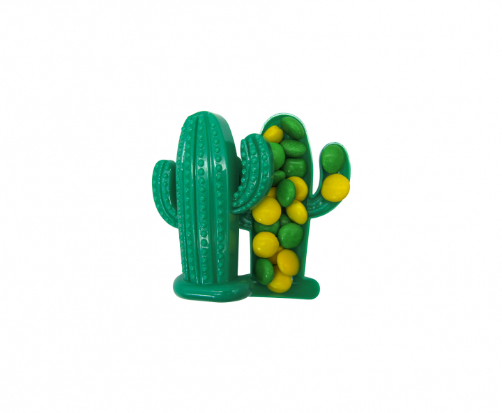 CARAMELERO PLASTICO 10P CACTUS VERDE