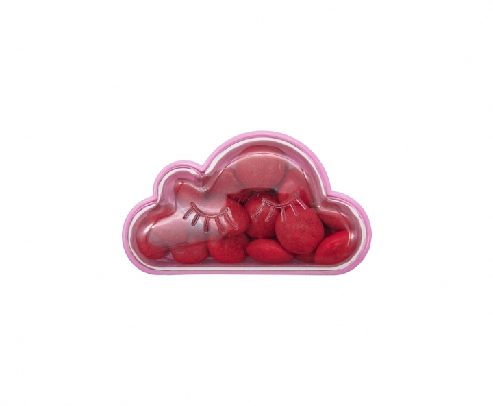 CARAMELERO PLASTICO NUBE ROSADO