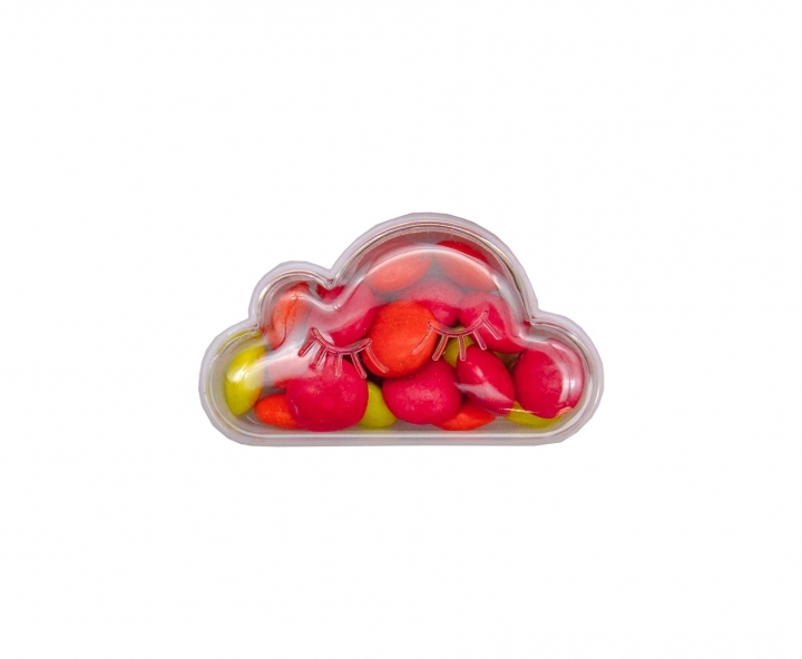 CARAMELERO PLASTICO 10P NUBE BLANCO