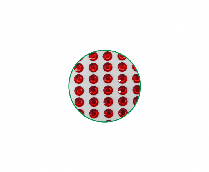CALCOMANIA PIEDRAS 8 ROJO 6
