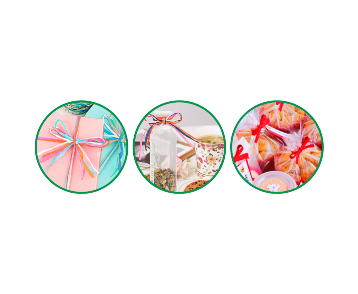 HILO DE PAPEL (3CM X 30M) CELESTE 3