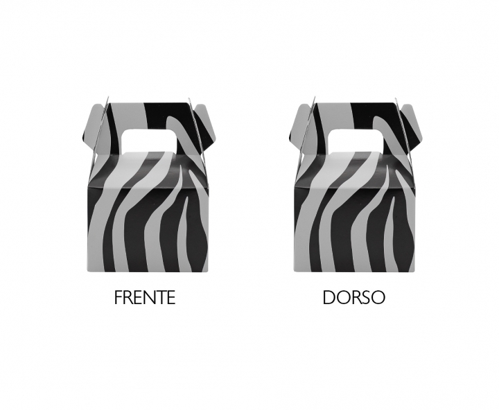 CAJITA PAPEL SOUVENIR 10P ZEBRA