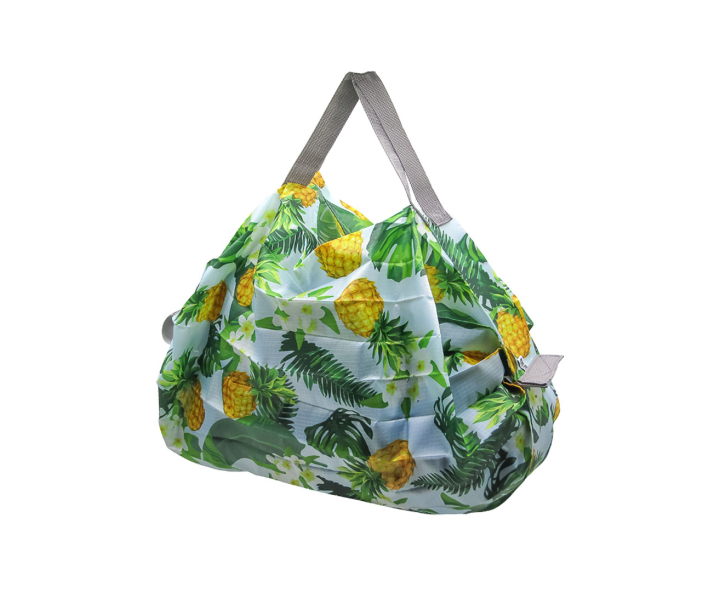BOLSO COMPACTO PIÑA (70X45CM) CELESTE