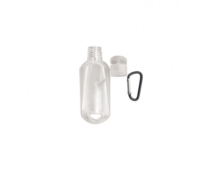 POTE PASTA C/ GANCHO 10P (50ML) TRANSP./NEGRO