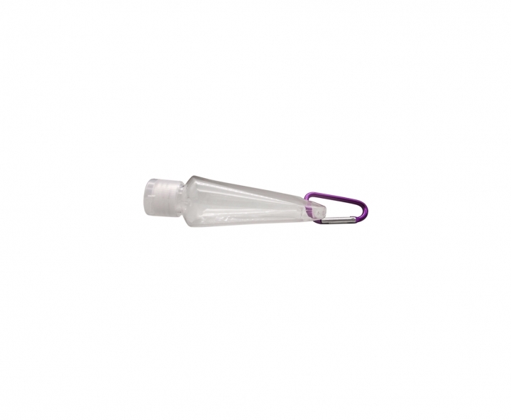 POTE PASTA C/ GANCHO 10P (50ML) TRANSP./PURPURA