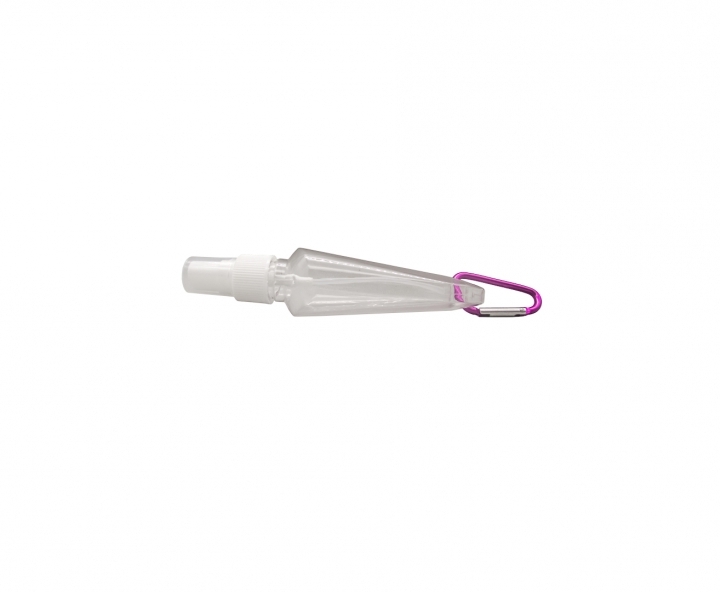 POTE ESPRAY C/ GANCHO 10P (50ML) BLANCO/FUCSIA