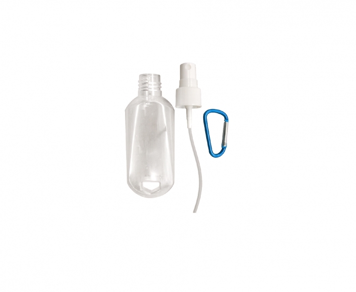 POTE ESPRAY C/ GANCHO 10P (50ML) BLANCO/CELESTE