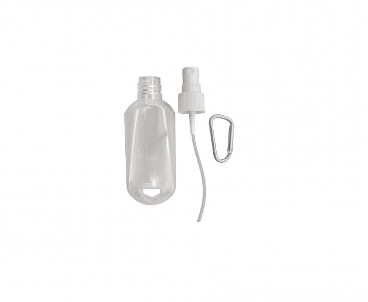 POTE ESPRAY C/ GANCHO 10P (50ML) BLANCO/PLATEADO