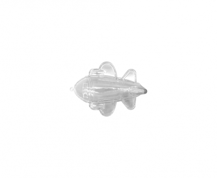 CARAMELERO PLASTICO AVION TRANSPARENTE