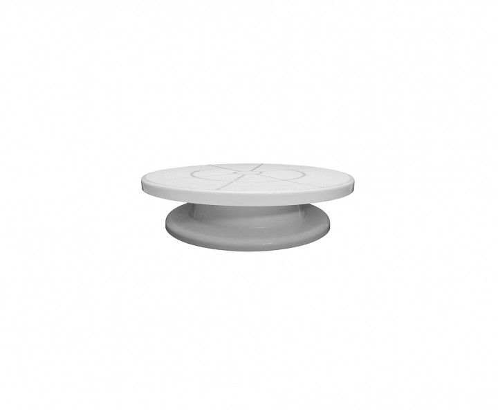 BASE GIRATORIA P/ TORTA (27.5CM) BLANCO