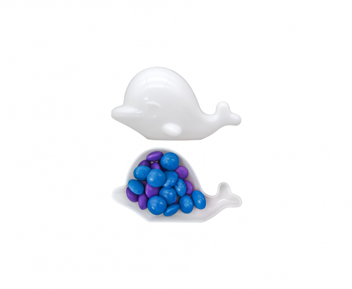CARAMELERO DELFIN 10P (10X5.5X6) BLANCO