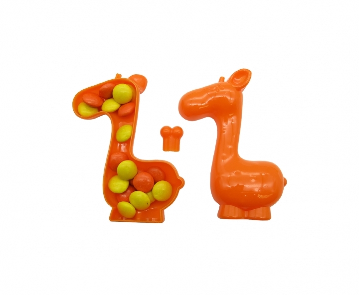 CARAMELERO JIRAFA 10P (4X10X6) NARANJA