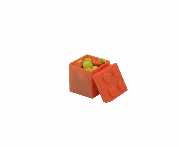 CARAMELERO BLOQUE 10P (4X5X4) NARANJA