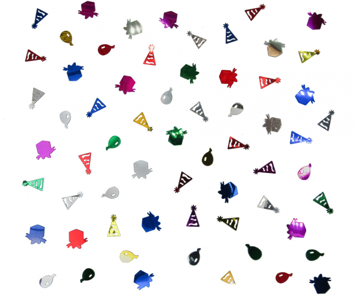 CONFETTI ALUMINIO CUMPLEAÑO COLOR