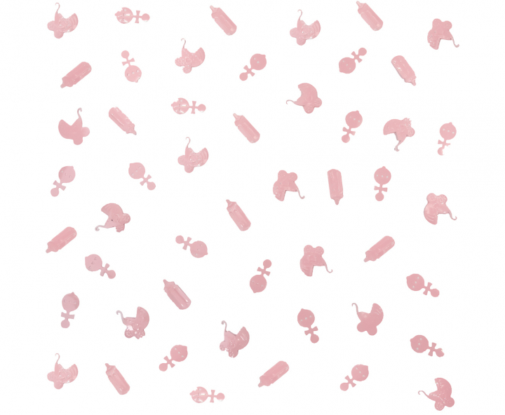 CONFETTI ALUMINIO BEBE ROSADO