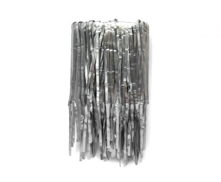 GUIRNALDAS PLASTICA METALIZADO (2X1M) PLATEADO