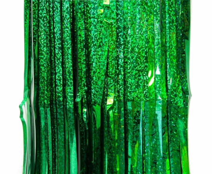 GUIRNALDAS PLASTICA BRILLOSO (2X1M) VERDE