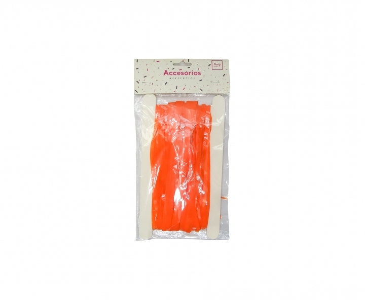 GUIRNALDAS PLASTICA (2X1M) NARANJA