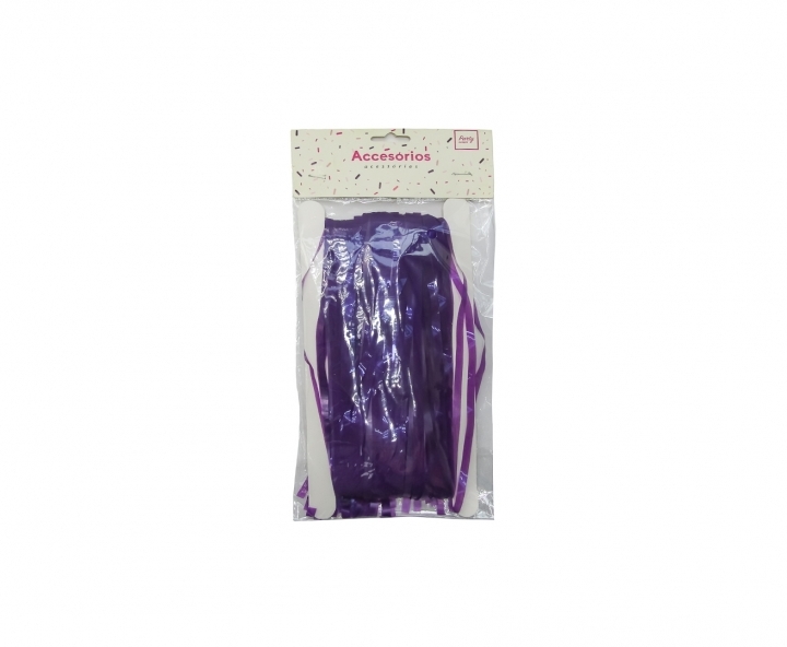 GUIRNALDAS PLASTICA (2X1M) PURPURA